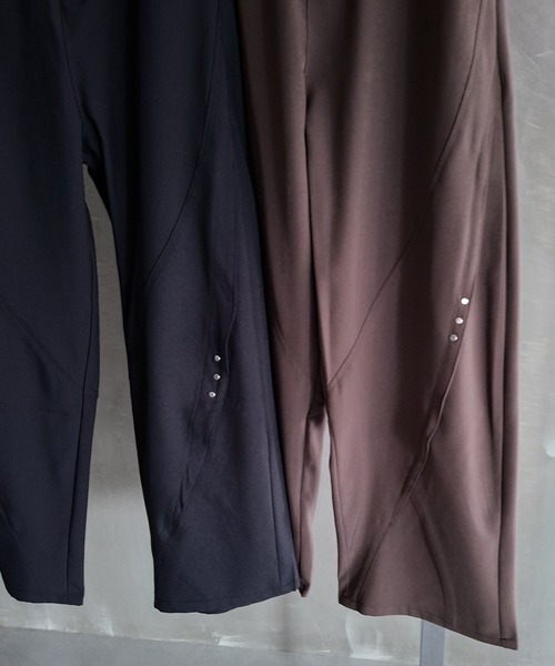 WESTBOY(ウエストボーイ)の「Y2K サイドスタッズ ワイドパンツ WO26W1PT09(その他パンツ・メンズ・ブラック/ブラウン・XL/M/L)」の9枚目の写真