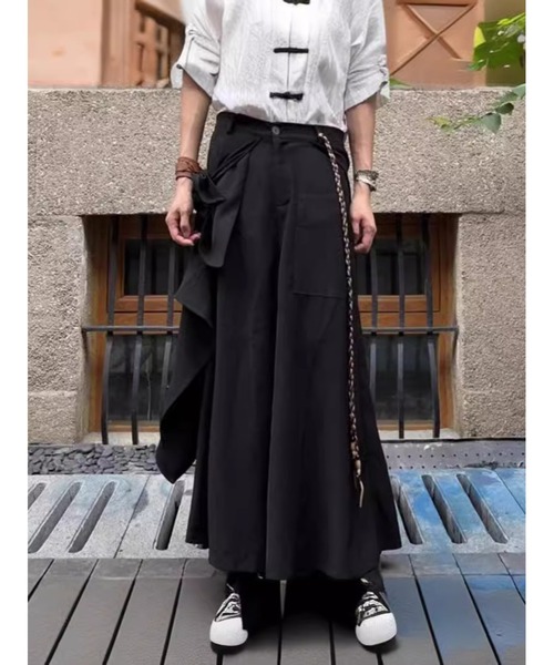 CERCA(チェルカ)の「【Bls】 【ZM】【Bling Leads】袴デザインパンツ(その他パンツ・メンズ・ブラック・FREE)」の1枚目の写真