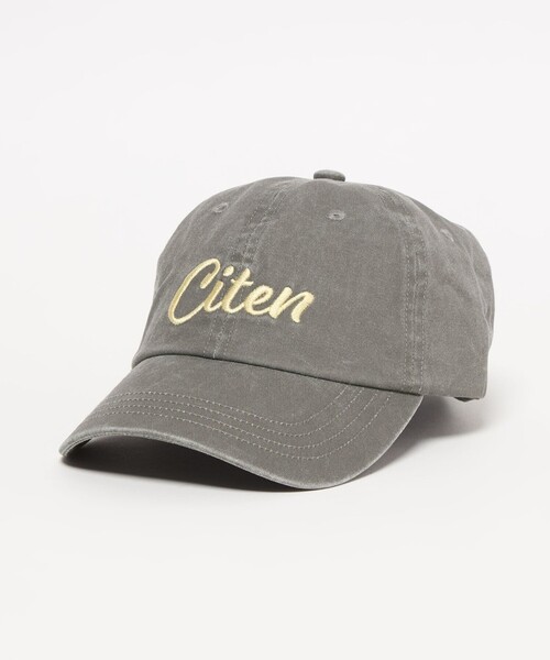 CITEN（シテン）の「＜CITEN＞ロゴデザインキャップ（キャップ・レディース・グレー系/オフホワイト・FREE）」の2枚目の写真