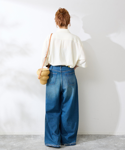 B.C STOCK（ベーセーストック）の「ヨウリュウミニチェックシャツ（シャツ/ブラウス・メンズ・ホワイト/ネイビー/ベージュ/イエロー・MEDIUM/LARGE）」の15枚目の写真