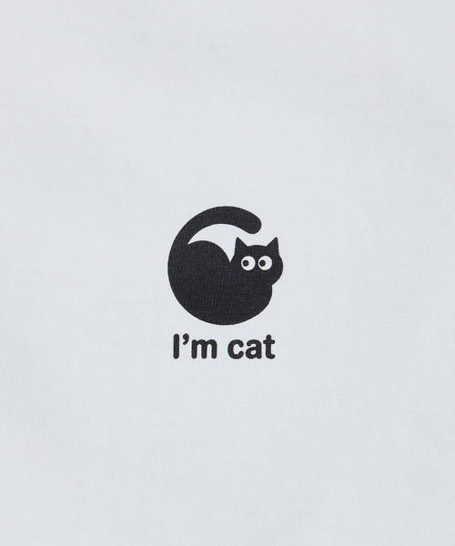 SETUP7(セットアップセブン)の「【I'm cat】選べるマルチロゴ ワンポイント キャットロゴ クルーネック半袖Tシャツ(Tシャツ/カットソー・レディース・ホワイト系その他3/ホワイト系その他2/ホワイト系1・S/M)」の11枚目の写真
