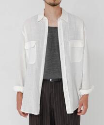 SANDWASH LINEN WORK SHIRTS