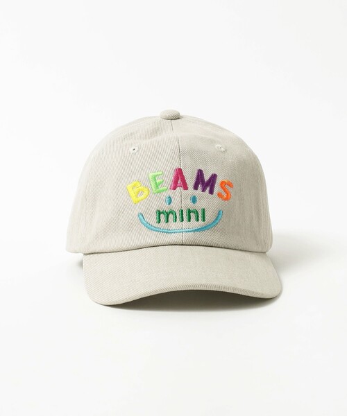 BEAMS mini(ビームスミニ)の「スマイル ツイル キャップ 2026FW(ハット・キッズ・ピンク/ブルー/ホワイト系その他7・ONE SIZE)」の7枚目の写真