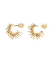 LADYバブルフェイクパールピアス 【セットアップ対応】