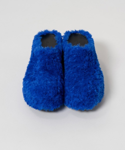 MAISON SPECIAL(メゾンスペシャル)の「Fur Sabot/ファーサボ(その他シューズ・レディース・ブルー/ブラック/マルチ/アイボリー・36/38/37)」の14枚目の写真