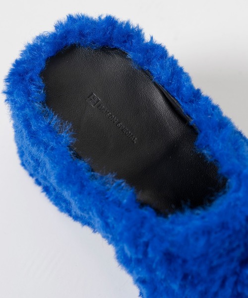 MAISON SPECIAL(メゾンスペシャル)の「Fur Sabot/ファーサボ(その他シューズ・レディース・ブルー/ブラック/マルチ/アイボリー・36/38/37)」の18枚目の写真