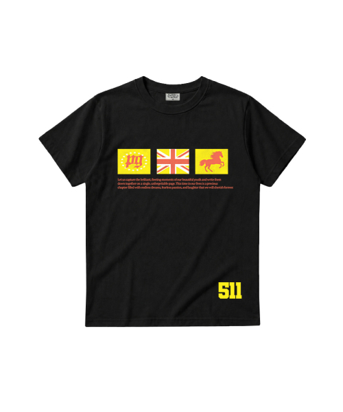 PAGESIISII(ページシシ)の「PGスタープリンティングスタンダードフィット半袖Tシャツブラック(Tシャツ/カットソー・レディース・その他・MEDIUM)」の1枚目の写真