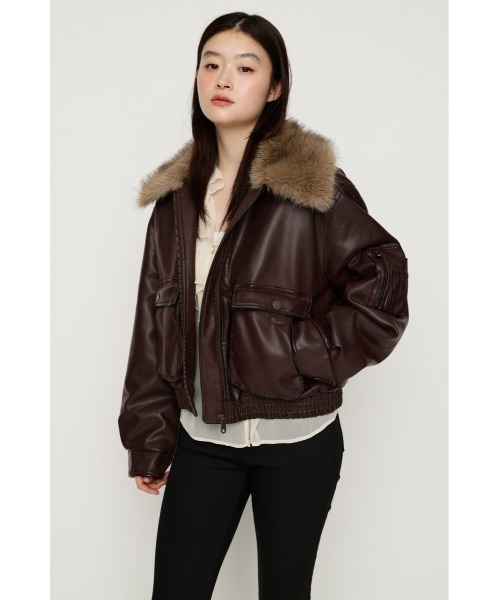 WASHED PUFFER SHORT BZ ウォッシュドパッファーショートブルゾン 秋服