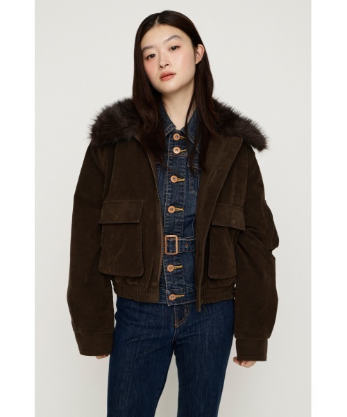 WASHED PUFFER SHORT BZ ウォッシュドパッファーショートブルゾン 秋服