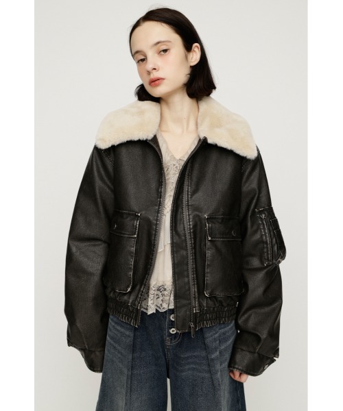 WASHED PUFFER SHORT BZ ウォッシュドパッファーショートブルゾン 秋服