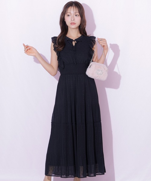 JILL by JILL STUART(ジルバイジルスチュアート)の「シアープリーツワンピース(ワンピース・レディース・グレー系その他/ブラウン系その他/ブラック・FREE)」の2枚目の写真