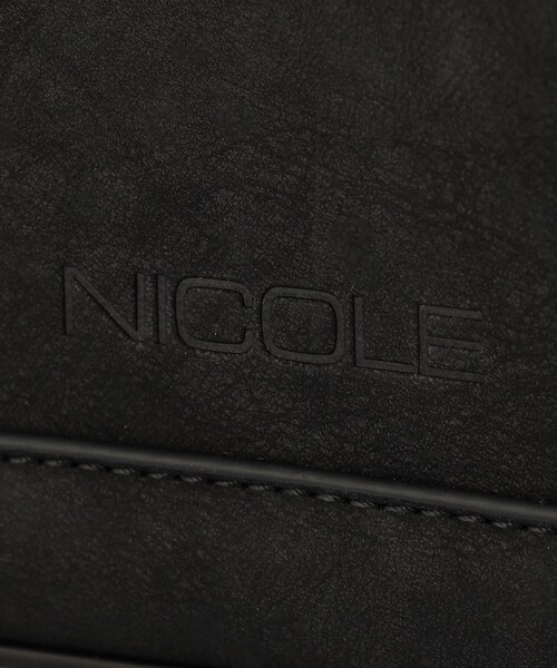 NICOLE selection(ニコルセレクション)の「スクエアミニショルダーバッグ(ショルダーバッグ・メンズ・ブラック/その他2/ライトグレー・FREE)」の9枚目の写真