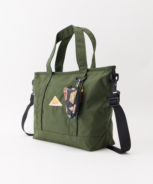 KELTY(ケルティ)の「総柄ポーチ付/限定モデル【KELTY】LIMITED ZIP TOTE S(トートバッグ・レディース・タン/ブラック/オリーブ・ONE SIZE)」の12枚目の写真