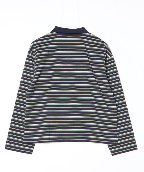 Champion(チャンピオン)の「【Champion/チャンピオン】レディース ロングスリーブボーダーポロシャツ(ポロシャツ・レディース・ベージュ/ネイビー・MEDIUM/LARGE)」の11枚目の写真