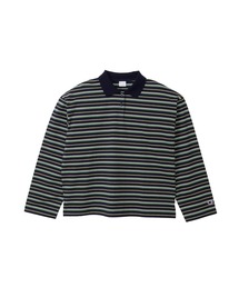 【Champion/チャンピオン】レディース ロングスリーブボーダーポロシャツ