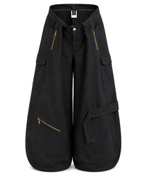CS】two tuck nylon cargo trousers / 【シーエス】ツータックナイロン