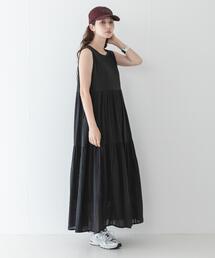 URBAN RESEARCH Sonny Label | コットンティアードサッカーワンピース(ワンピース)