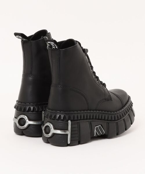 NEW ROCK(ニューロック)の「NEW ROCK/ニューロック/M-WALL083CCT-S9(ブーツ・レディース・ブラック・40/38/37)」の3枚目の写真
