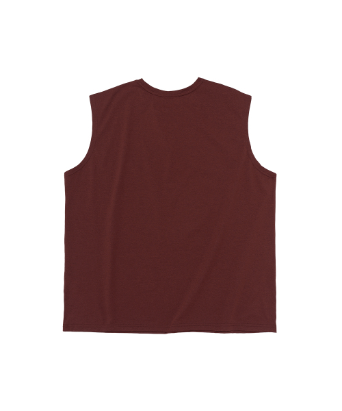 BLANKIT(ブランキット)の「ドライフローソフトクルーネックスリーブレス(ワイン)(Tシャツ/カットソー・レディース・その他・2XL/X-LARGE)」の2枚目の写真