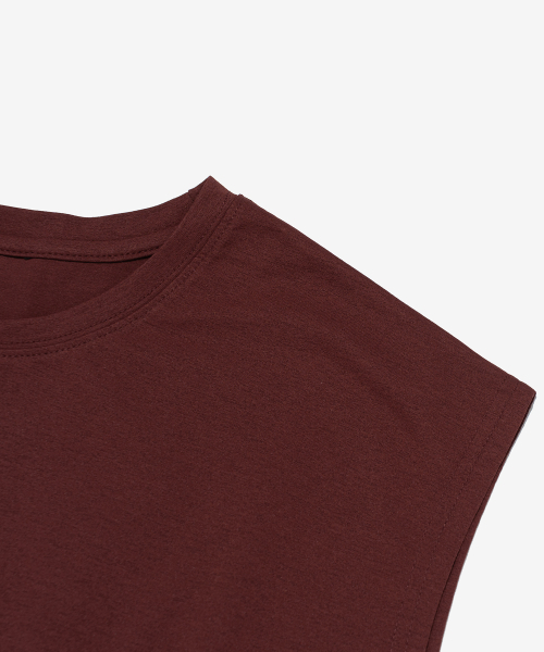BLANKIT(ブランキット)の「ドライフローソフトクルーネックスリーブレス(ワイン)(Tシャツ/カットソー・レディース・その他・2XL/X-LARGE)」の3枚目の写真