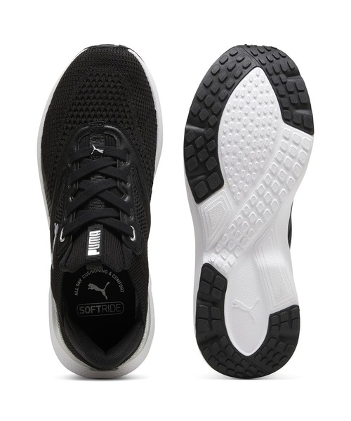 PUMA(プーマ)の「PUMA/プーマ SOFTRIDE メイブ ウィメンズ 310160(スニーカー・レディース・ブラック/ホワイト・23.0cm/25.0cm/24.5cm/24.0cm/23.5cm)」の5枚目の写真