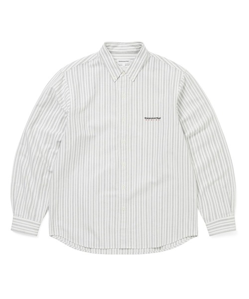 thisisneverthat(ディスイズネバーザット)の「DSN Striped Oxford Shirt(シャツ/ブラウス・メンズ・ネイビー/グレー/オフホワイト・L/M/S/XL)」の2枚目の写真