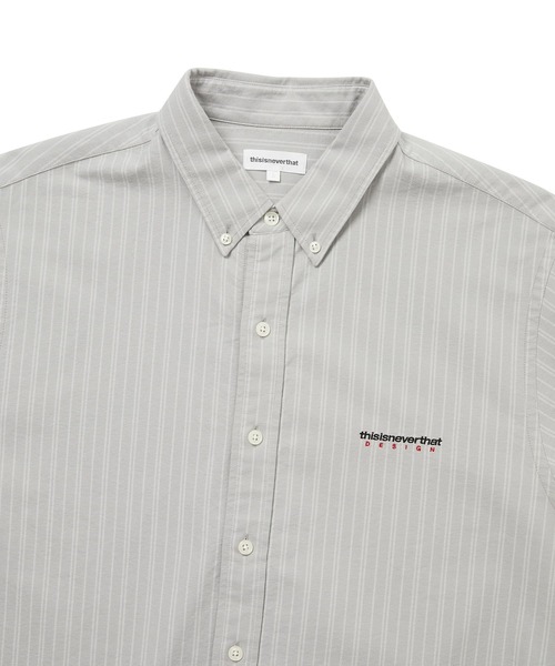 thisisneverthat(ディスイズネバーザット)の「DSN Striped Oxford Shirt(シャツ/ブラウス・メンズ・ネイビー/グレー/オフホワイト・L/M/S/XL)」の6枚目の写真