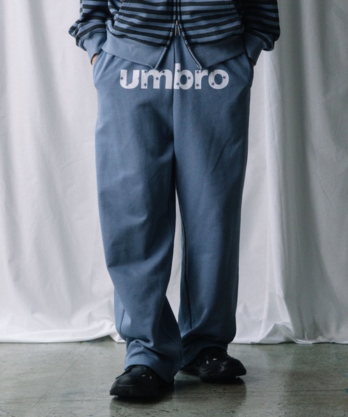 ALAND(エーランド)の「【UNISEX】ALAND×UMBRO/裏毛バレルパンツ(SET UP着用可能)(スウェットパンツ・レディース・ブラック/グレー/ブルー・LARGE/SMALL)」の14枚目の写真