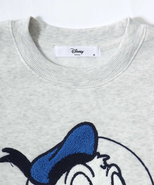 Disney(ディズニー)の「別注 Disney(ディズニー)キャラクターサガラ刺繍スウェットトレーナー(裏起毛)ミッキーマウス ミニーマウス(スウェット・レディース・パープル/グレー系その他/ブラック系1/ライトピンク・M/L)」の17枚目の写真