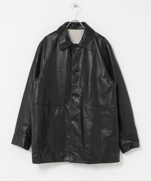 URBAN RESEARCH DOORS(アーバンリサーチドアーズ)の「Sheep Leather Jacket(その他アウター・レディース・ブラック・MEDIUM/SMALL)」の8枚目の写真