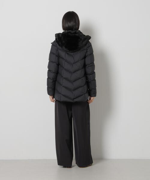 CAPEHORN(ケープホーン)の「CAPE HORN/別注 ALVAREZ MATT(ダウンジャケット/コート・レディース・ベージュ/ブラック・42/40)」の8枚目の写真