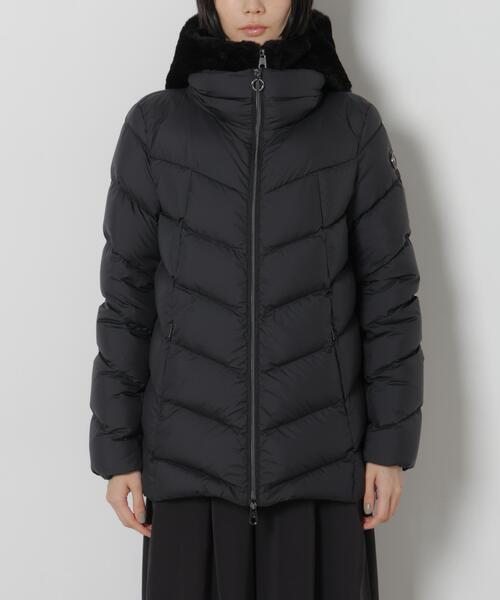 CAPEHORN(ケープホーン)の「CAPE HORN/別注 ALVAREZ MATT(ダウンジャケット/コート・レディース・ベージュ/ブラック・42/40)」の13枚目の写真
