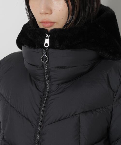 CAPEHORN(ケープホーン)の「CAPE HORN/別注 ALVAREZ MATT(ダウンジャケット/コート・レディース・ベージュ/ブラック・42/40)」の16枚目の写真