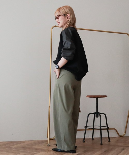 AMERICAN HOLIC(アメリカンホリック)の「ソフトバルーンドロストパンツ(その他パンツ・レディース・ベージュ/カーキ/ダークネイビー・L/M)」の15枚目の写真
