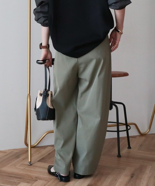 AMERICAN HOLIC(アメリカンホリック)の「ソフトバルーンドロストパンツ(その他パンツ・レディース・ベージュ/カーキ/ダークネイビー・L/M)」の5枚目の写真