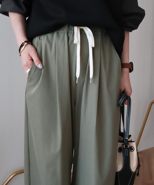AMERICAN HOLIC(アメリカンホリック)の「ソフトバルーンドロストパンツ(その他パンツ・レディース・ベージュ/カーキ/ダークネイビー・L/M)」の6枚目の写真