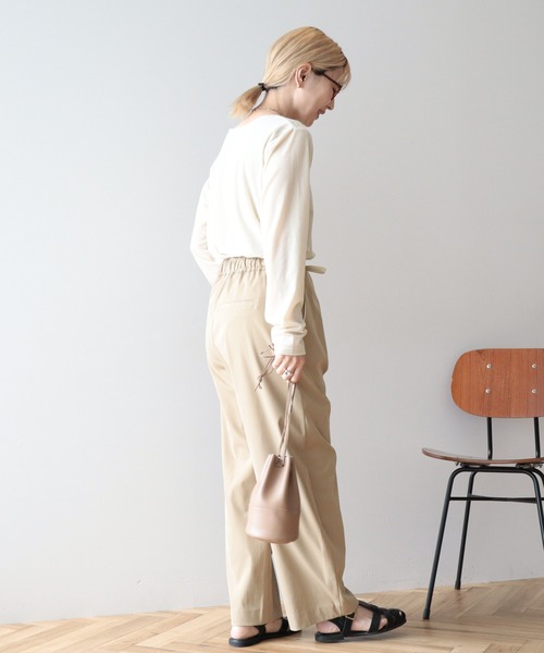 AMERICAN HOLIC(アメリカンホリック)の「ソフトバルーンドロストパンツ(その他パンツ・レディース・ベージュ/カーキ/ダークネイビー・L/M)」の19枚目の写真