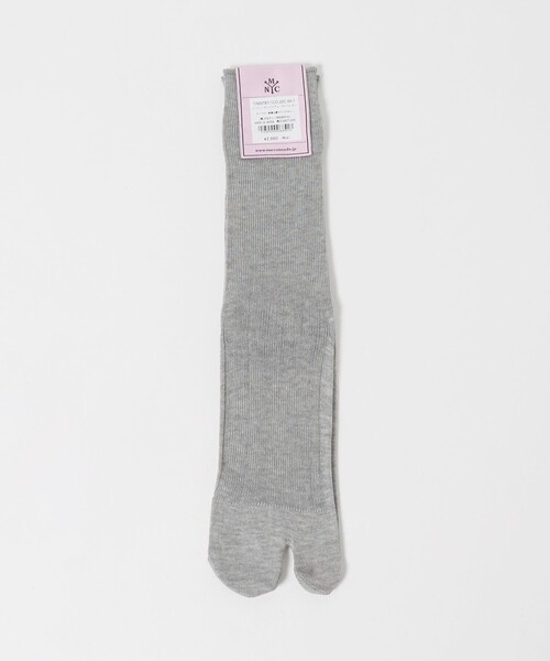 Steven Alan(スティーブンアラン)の「<MARCOMONDE × Steven Alan>HIGH GAUGE TABI SOCKS/ソックス(ソックス/靴下・レディース・グレー系/シャーベット/オフホワイト・1)」の5枚目の写真