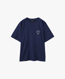アイコニック プリント コットン 半袖 Tシャツ "Sarajevo heart"
