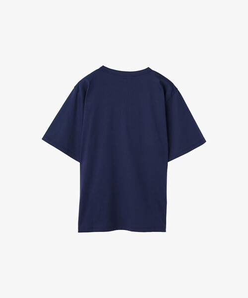 agnes b.（アニエスベー）の「アイコニック プリント コットン 半袖 Tシャツ "Sarajevo heart"（Tシャツ/カットソー・レディース・ブルー・3/2/1）」の2枚目の写真
