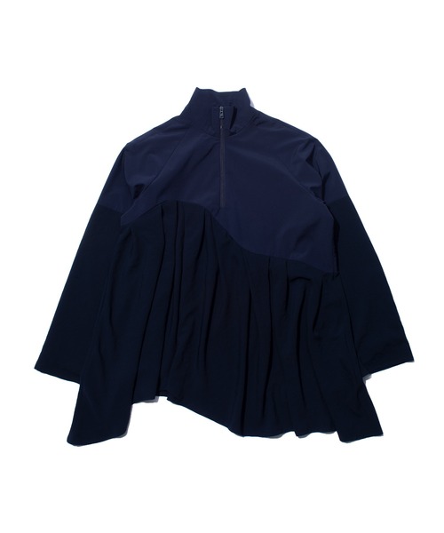 F/CE. （エフシーイー）の「F/CE. SOLOTEX TECH ZIP BLOUSE / エフシーイー ソロテックス テック ジップ ブラウス（シャツ/ブラウス・レディース・ブラック/ネイビー・SMALL）」の2枚目の写真