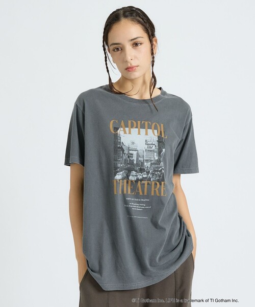 GOOD ROCK SPEED（グッドロックスピード）の「【GOOD ROCK SPEED/グッドロックスピード】LIFE PICTURE COLLECTIONモノクロフォトTEE/Tシャツ/グラフィックTEE【WEB限定】（Tシャツ/カットソー・レディース・ブラウン/チャコールグレー/ベージュ・フリー）」の6枚目の写真