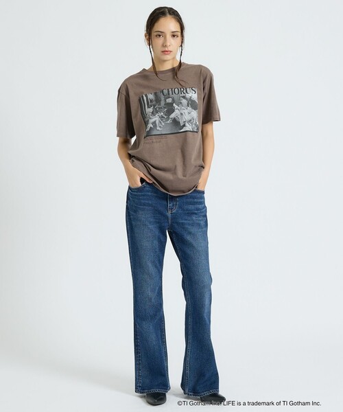 GOOD ROCK SPEED（グッドロックスピード）の「【GOOD ROCK SPEED/グッドロックスピード】LIFE PICTURE COLLECTIONモノクロフォトTEE/Tシャツ/グラフィックTEE【WEB限定】（Tシャツ/カットソー・レディース・ブラウン/チャコールグレー/ベージュ・フリー）」の10枚目の写真