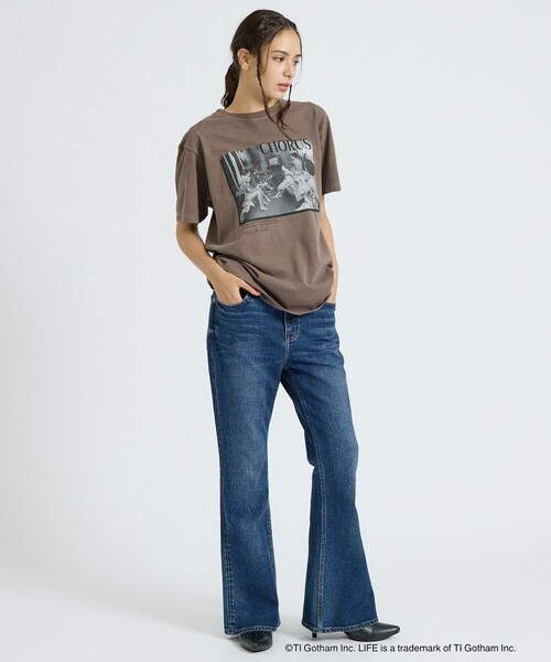 GOOD ROCK SPEED（グッドロックスピード）の「【GOOD ROCK SPEED/グッドロックスピード】LIFE PICTURE COLLECTIONモノクロフォトTEE/Tシャツ/グラフィックTEE【WEB限定】（Tシャツ/カットソー・レディース・ブラウン/チャコールグレー/ベージュ・フリー）」の11枚目の写真