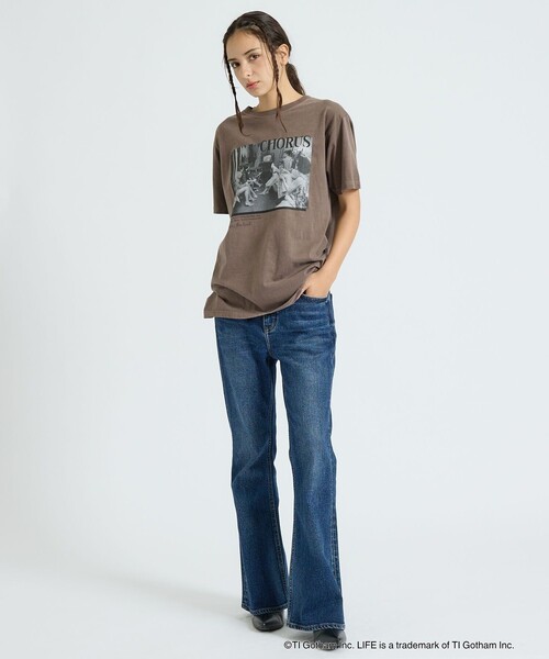 GOOD ROCK SPEED（グッドロックスピード）の「【GOOD ROCK SPEED/グッドロックスピード】LIFE PICTURE COLLECTIONモノクロフォトTEE/Tシャツ/グラフィックTEE【WEB限定】（Tシャツ/カットソー・レディース・ブラウン/チャコールグレー/ベージュ・フリー）」の12枚目の写真