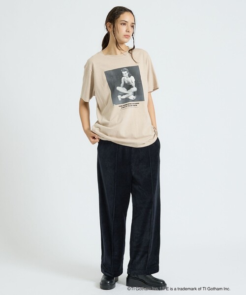 GOOD ROCK SPEED（グッドロックスピード）の「【GOOD ROCK SPEED/グッドロックスピード】LIFE PICTURE COLLECTIONモノクロフォトTEE/Tシャツ/グラフィックTEE【WEB限定】（Tシャツ/カットソー・レディース・ブラウン/チャコールグレー/ベージュ・フリー）」の16枚目の写真