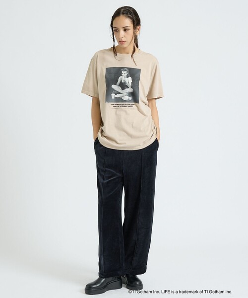 GOOD ROCK SPEED（グッドロックスピード）の「【GOOD ROCK SPEED/グッドロックスピード】LIFE PICTURE COLLECTIONモノクロフォトTEE/Tシャツ/グラフィックTEE【WEB限定】（Tシャツ/カットソー・レディース・ブラウン/チャコールグレー/ベージュ・フリー）」の18枚目の写真