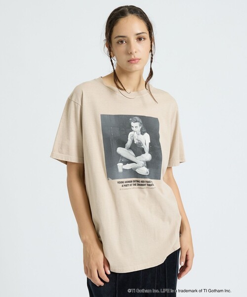 GOOD ROCK SPEED（グッドロックスピード）の「【GOOD ROCK SPEED/グッドロックスピード】LIFE PICTURE COLLECTIONモノクロフォトTEE/Tシャツ/グラフィックTEE【WEB限定】（Tシャツ/カットソー・レディース・ブラウン/チャコールグレー/ベージュ・フリー）」の19枚目の写真