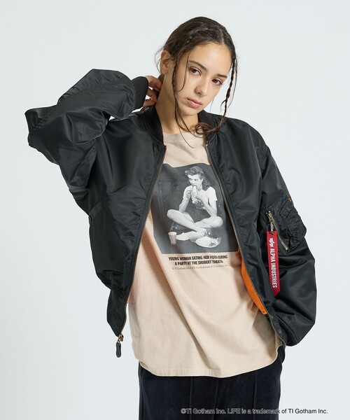GOOD ROCK SPEED（グッドロックスピード）の「【GOOD ROCK SPEED/グッドロックスピード】LIFE PICTURE COLLECTIONモノクロフォトTEE/Tシャツ/グラフィックTEE【WEB限定】（Tシャツ/カットソー・レディース・ブラウン/チャコールグレー/ベージュ・フリー）」の20枚目の写真