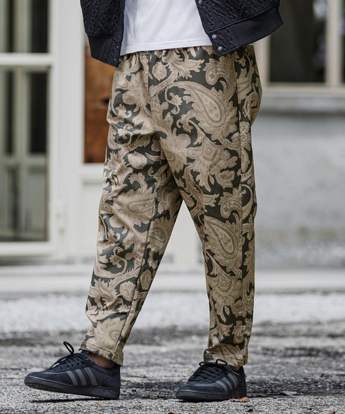 CAMBIO(カンビオ)の「mp15394-Bonded Paisley Allover Balloon Pants 総柄バルーンパンツ(CAM26AW-019)(その他パンツ・メンズ・オリーブ系/ブルーグリーン/グレー系その他・L/M/S)」の5枚目の写真